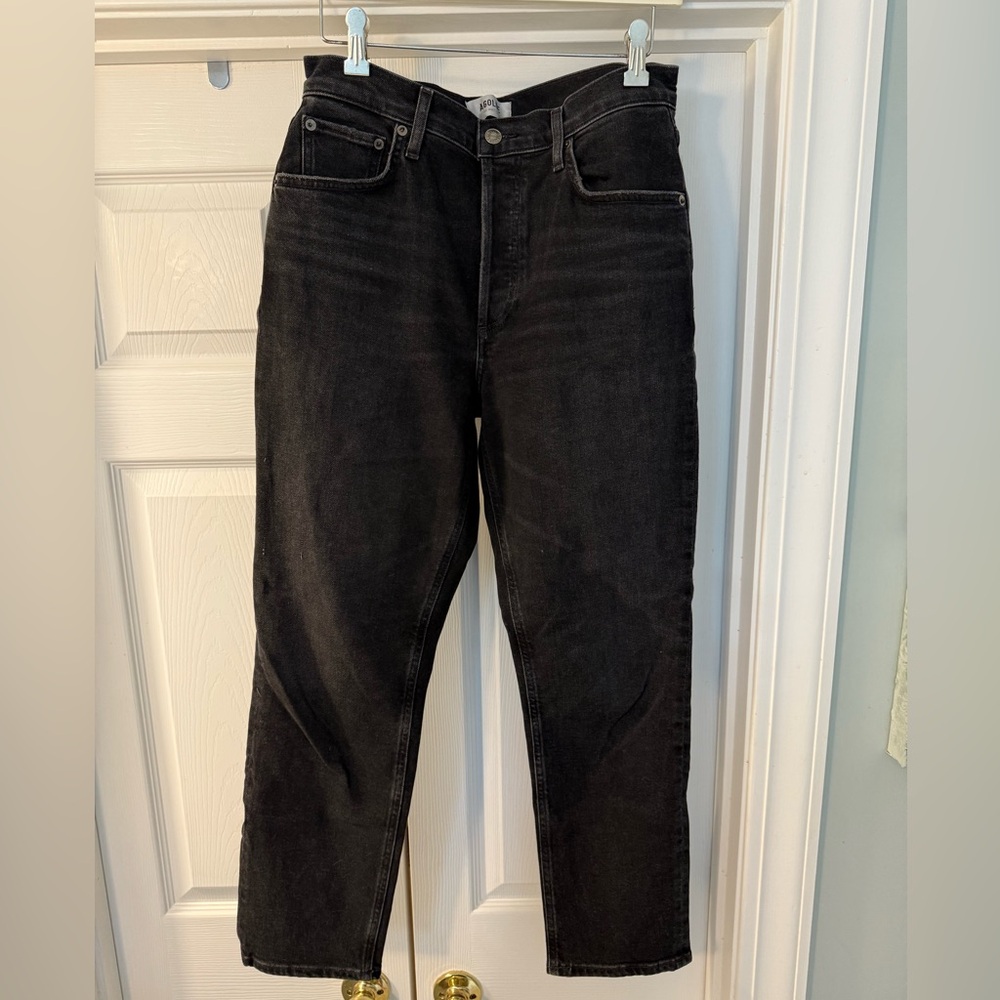 Agolde Riley Long crop jeans